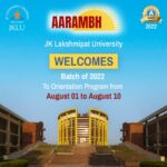 Aarambh 2022 – Orientation Program for Batch of 2022