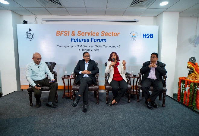 JKLU Hosts BFSI & Service Sector Futures Forum on the Future of Skills, Technology and AI