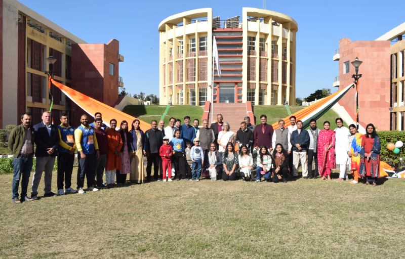 JK Lakshmipat University Celebrates 76th Republic Day with Patriotic Fervor