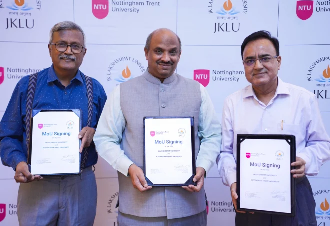 JKLU Partners with Nottingham Trent University to Expand Global Design Education Opportunities
