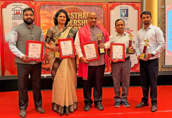 Rajasthan Leadership Awards 2026: JKLU Honoured for Innovation in Building Academic & Industry Interface