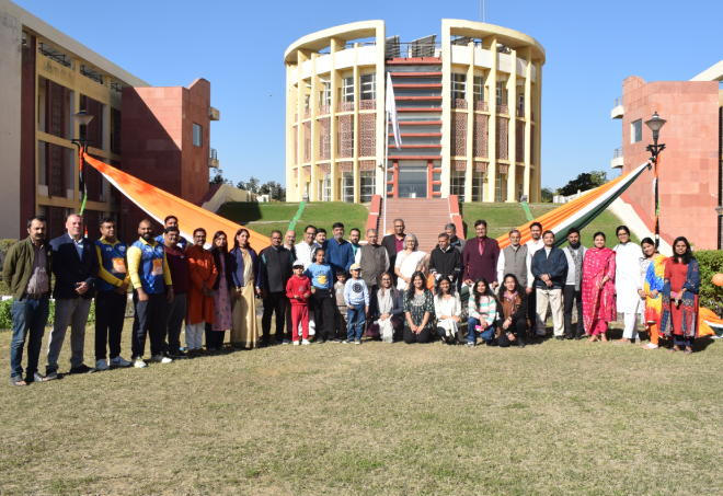 JK Lakshmipat University Celebrates 76th Republic Day with Patriotic Fervor